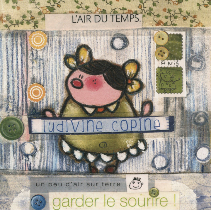 Ludivine Copine by Charlotte P. - 6 X 6 Inches (10 Postcards)