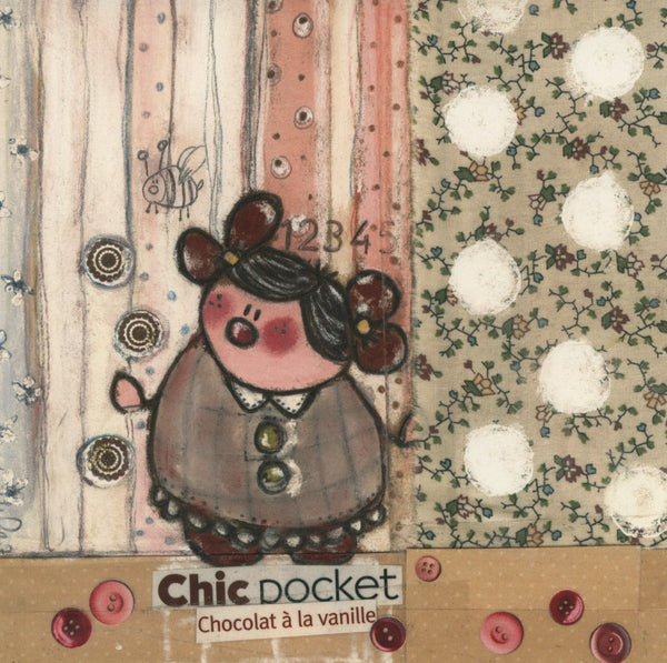 Chic Pocket by Charlotte P. - 6 X 6 Inches (10 Postcards)