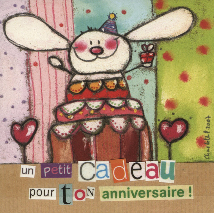 Un Petit Cadeau by Charlotte P. - 6 X 6 Inches (10 Postcards)