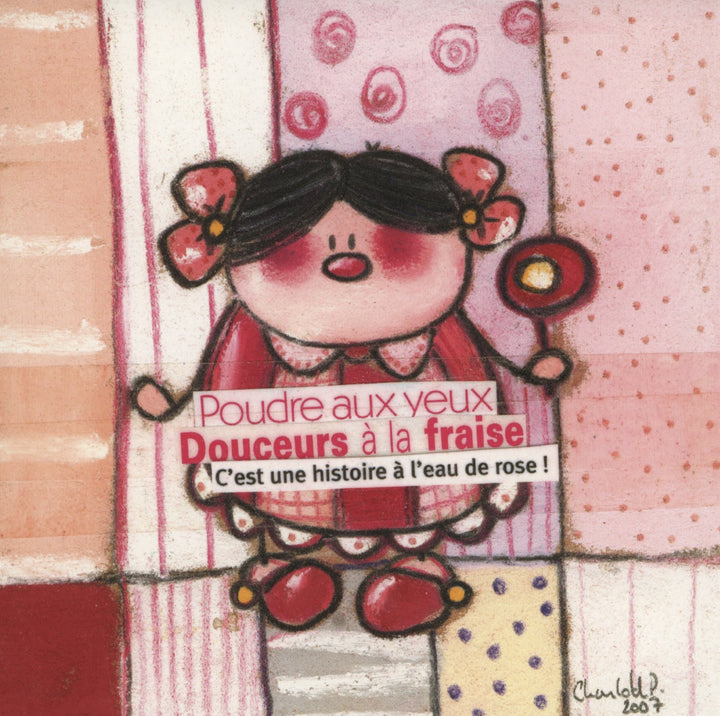 Douceurs à la Fraise by Charlotte P. - 6 X 6 Inches (10 Postcards)