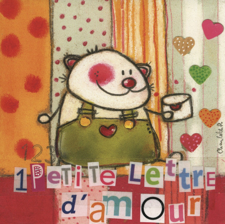 Lettre d'Amour by Charlotte P. - 6 X 6 Inches (10 Postcards)