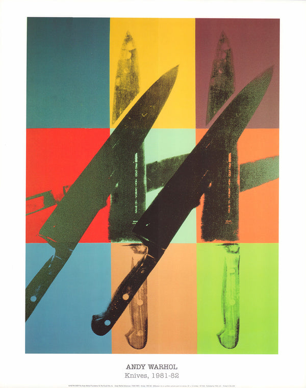 Knives, 1981-82 by Andy Warhol - 16 X 20 Inches (Art Print)