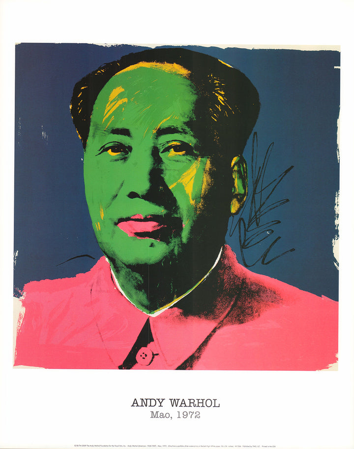 Mao, 1972 by Andy Warhol - 16 X 20 Inches (Art Print)