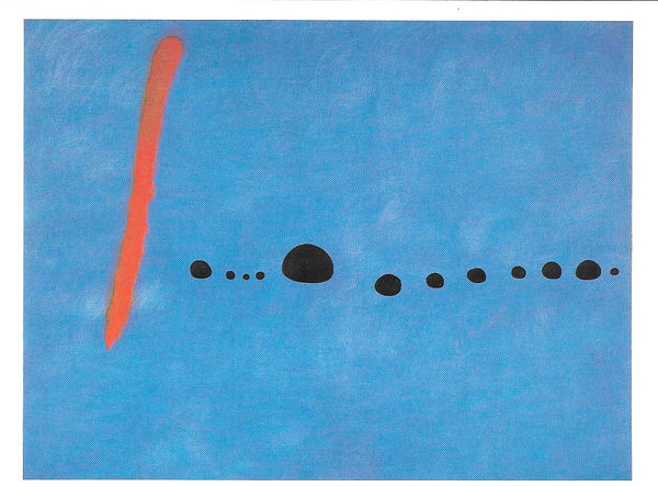 Bleu II, 1961 by Joan Miro - 4 X 6 Inches (10 Postcards)