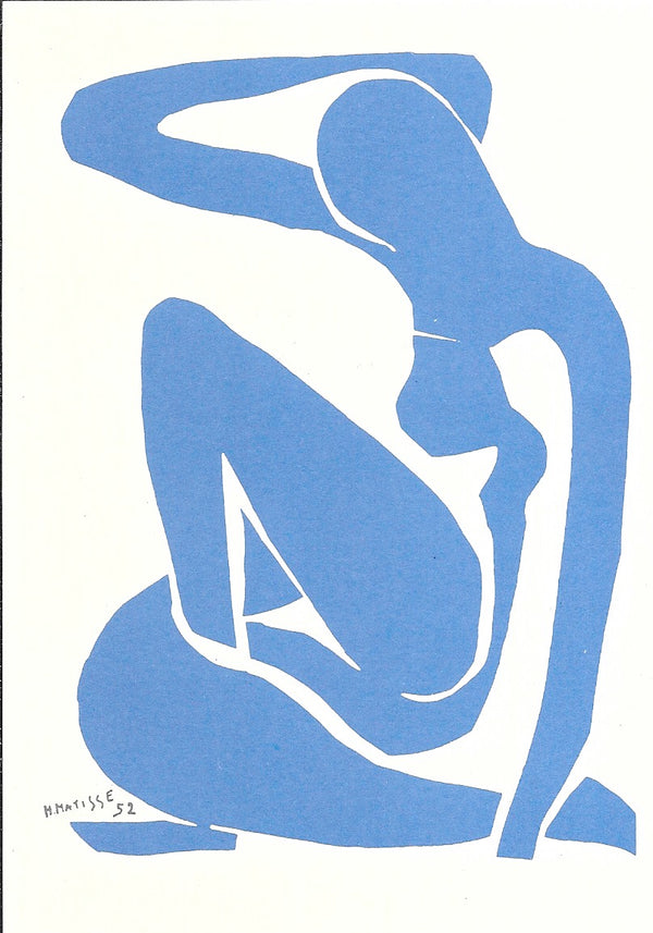 Blue Nude I, 1952 by Henri Matisse - 4 X 6 Inches (10 Postcards)