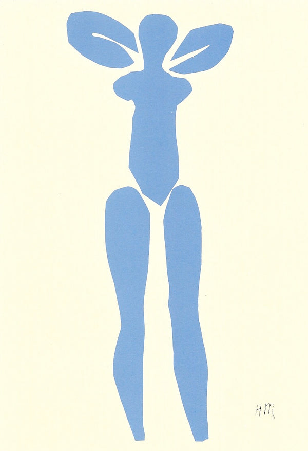 Blue Nude Standing, 1952 by Henri Matisse - 4 X 6 Inches (10 Postcards)