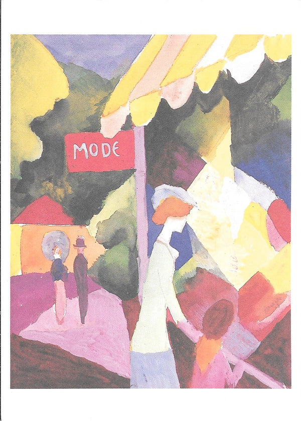 Boutique Window by August Macke - 4 X 6 Inches (10 Postcards)