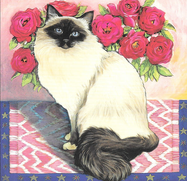 Brumese Cat by Icy Ochoa by Yves Henry - 6 X 6 Inches (10 Postcards)