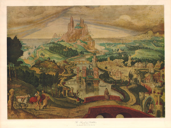 The Arrival at Bethlehem, 1540 by Cornelius Massijs - 25 X 33 Inches (Offset Lithograph Fine Art Print)