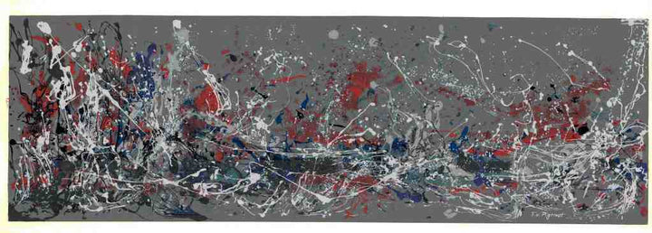 Staccato by Traudl Pigenot-Markgraf - 20 X 40 Inches (Silkscreen)