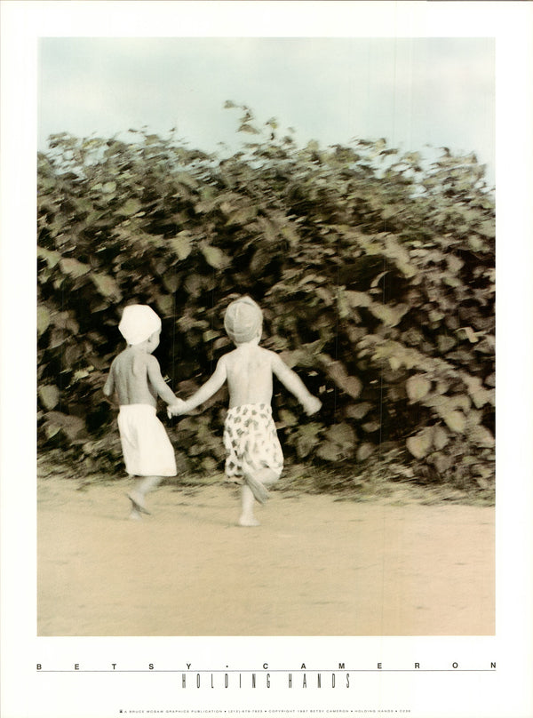 Holding Hands by Betsy Cameron - 18 X 25 Inches (Art Print)
