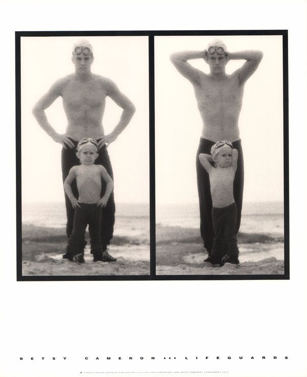 Lifeguards, 1990 by Betsy Cameron - 18 X 22 Inches (Art Print)