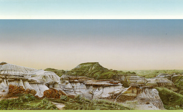 Dinosaur Provincial Park, Alberta by Bernard Pelletier - 5 X 9 Inches (Note Card)