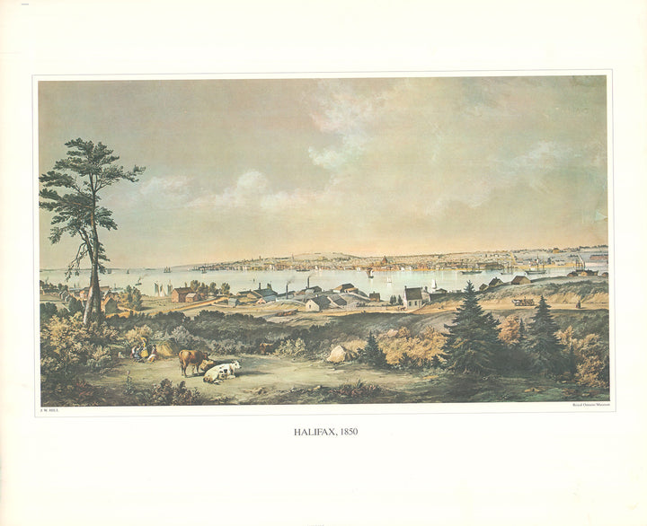 Halifax, 1850 by J.W. Hill - 19 X 23 Inches (Art Print)