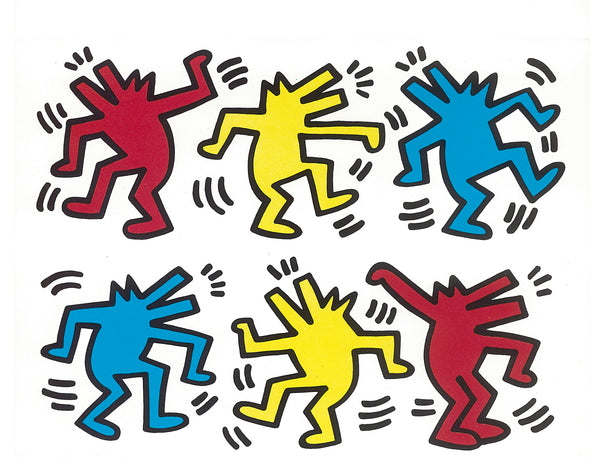 Untitled by Keith Haring - 5 X 7 Inches (Note Card)