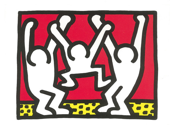 Untitled by Keith Haring - 5 X 7 Inches (Note Card)