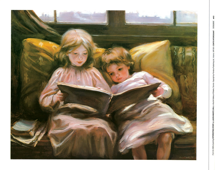 Interesting Story, 1898 by Laura Muntz Lyall - 19 X 24 Inches (Art Print)