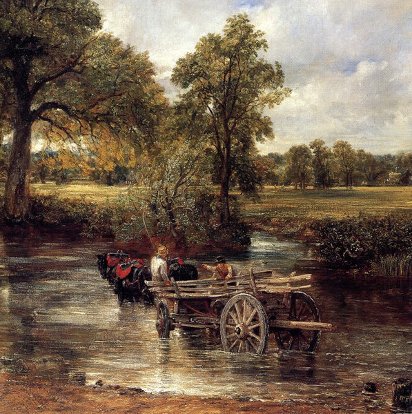 The Hay Wain, Exhibited 1821 by John Constable (Greeting Cards
