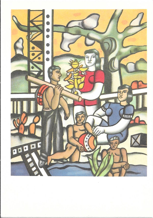 Camping Léger by Fernand Léger - 4 X 6 Inches (10 Postcards)
