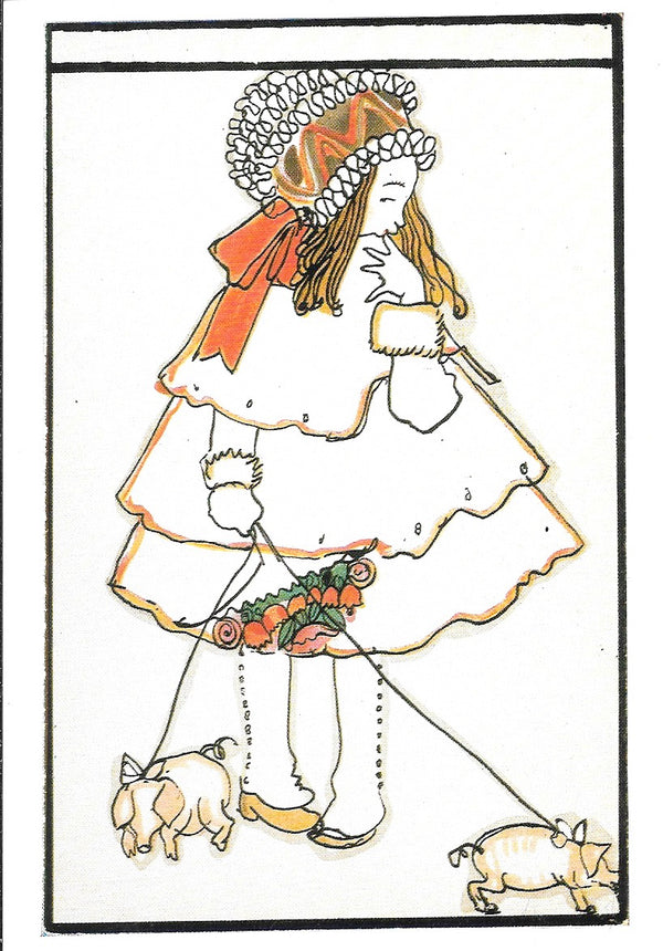 Carte Postale des Wiener Werkstatte by Maria Likarz - 4 X 6 Inches (10 Postcards)