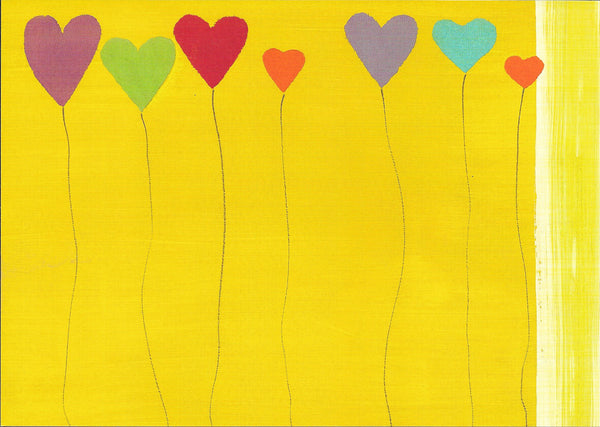 Coeurs de Ballon by Atelier LZC - 8 X 6 Inches (10 Postcards)