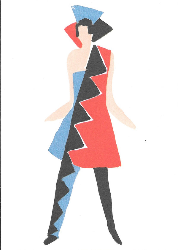 Costume for Carnaval de Rio, 1928 by Sonia Delaunay - 4 X 6 Inches (10 Postcards)