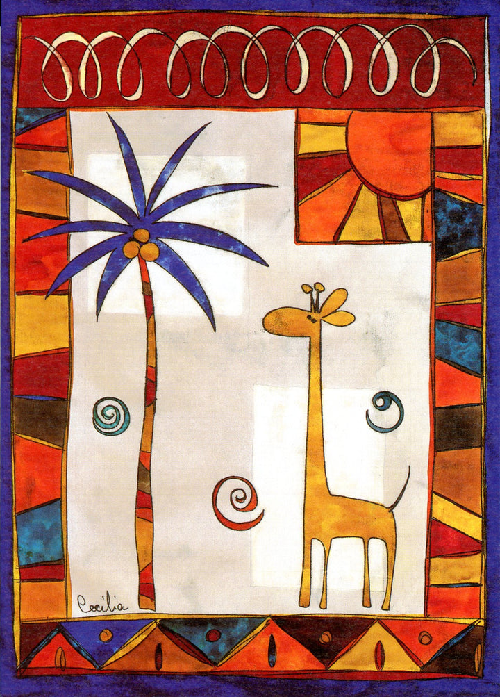 Tropiques by Cecilia Ambroggio - 5 X 7 Inches (Note Card)
