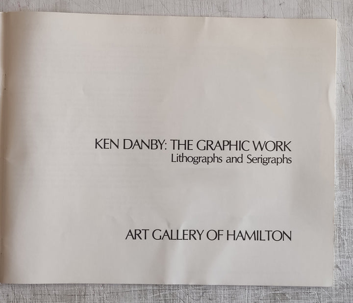 Ken Danby: The Graphic Work by Paul Duval (Vintage Softcover Book 1980)