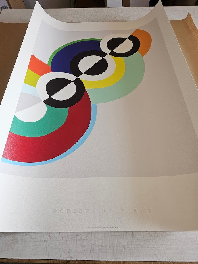 Rhythms, 1934 by Robert Delaunay - 28 X 40 Inches (Silkscreen / Sérigraphie)