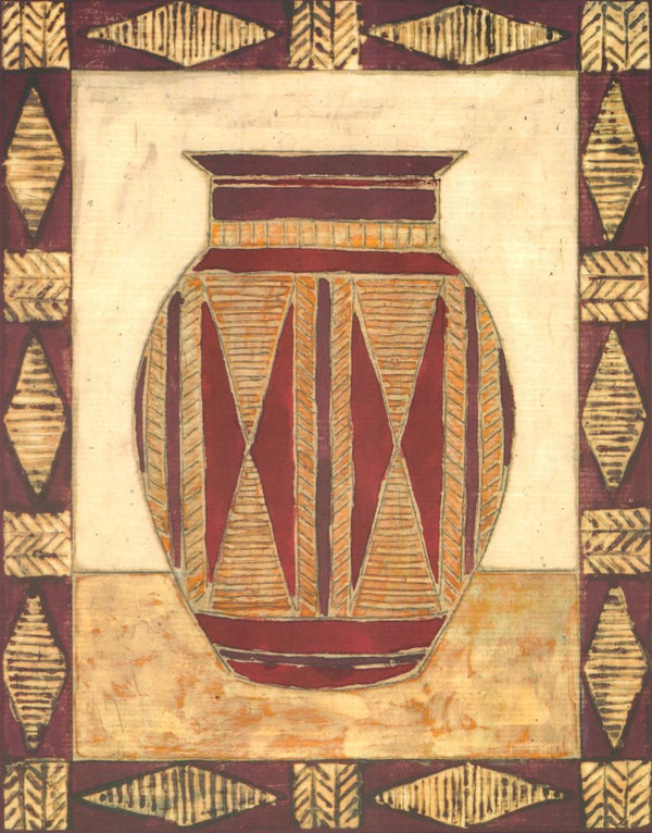 Tribal Urn I by Elizabeth David - 11 X 14 Inches (Art Print)