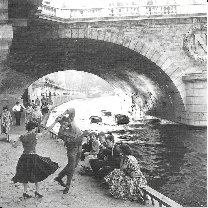 Dancing Rock and Roll on the Banks of the Seine by Paul Almasy - 6 X 6 Inches (10 Postcards)