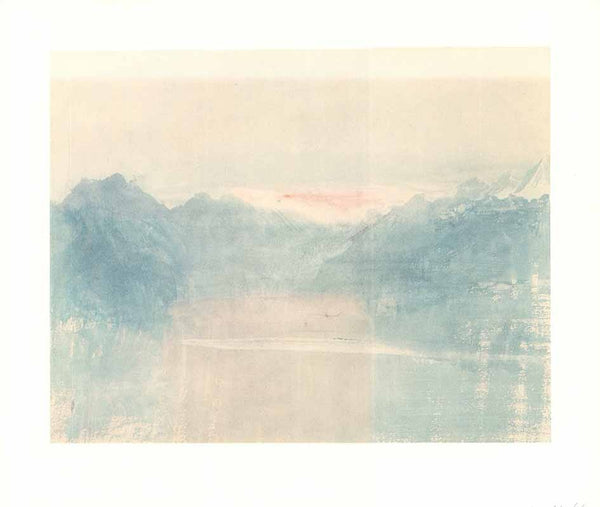 Mountain Lake by Joseph Turner - 11 X 13 Inches (Art Print)