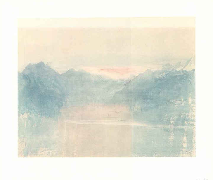 Mountain Lake by Joseph Turner - 11 X 13 Inches (Art Print)