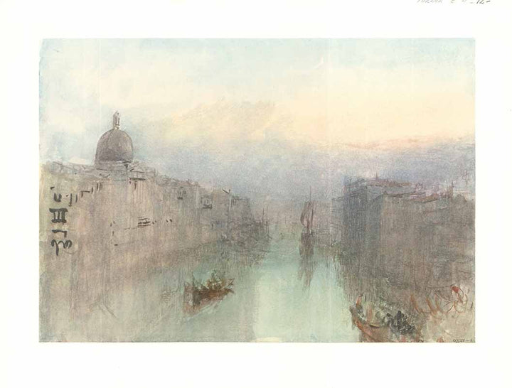 Sunset in The Grand Canal, Venice by Joseph Mallord William Turner - 11 X 15 Inches (Art Print)