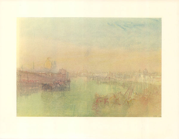 Venice from the Giudecca by Joseph Mallord William Turner - 12 X 16 Inches (Art Print)