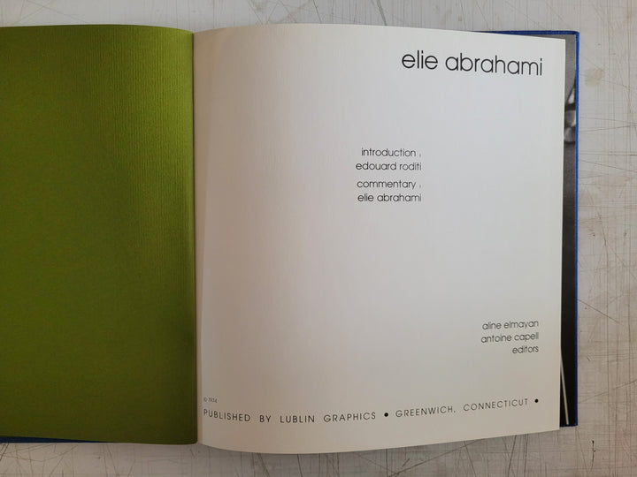 Elie Abrahami Introduction by Edouard Roditi Lublin Graphics (Vintage Hardcover Book 1974)