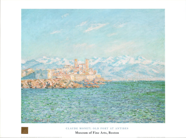 Old Fort at Antibes, 1888 by Claude Monet - 24 X 32 Inches (Art Print)