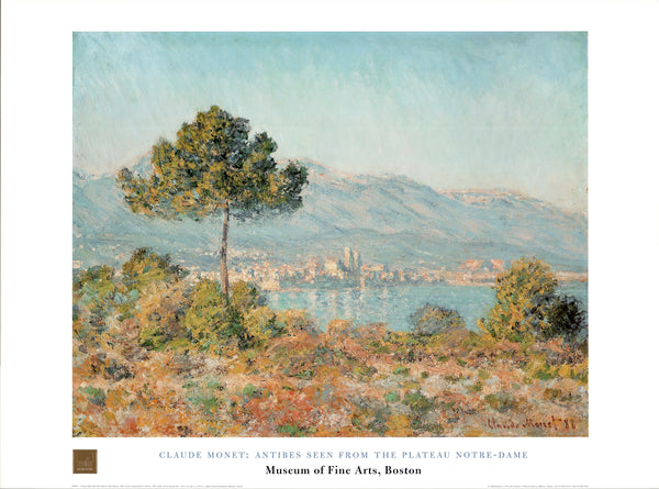 Antibes Seen From the Plateau Notre-Dame by Claude Monet - 24 X 32 Inches (Art Print)