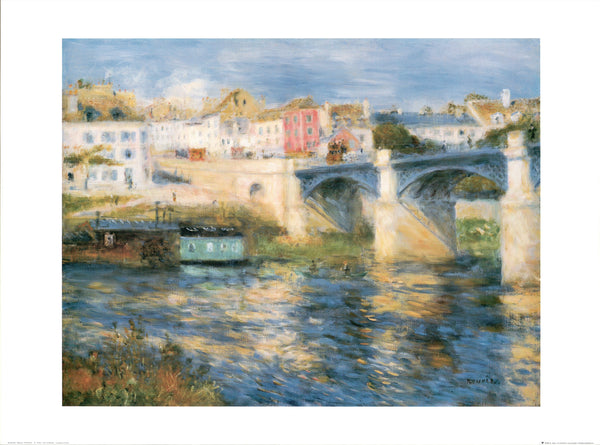 Le Pont a Chatu by Pierre-Auguste Renoir - 24 X 32 Inches (Art Print)