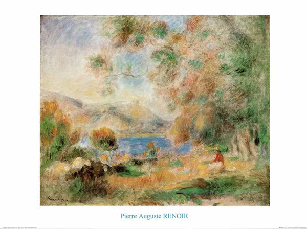 Environs de Cagnes by Pierre Auguste Renoir - 24 X 32 Inches (Art Print)