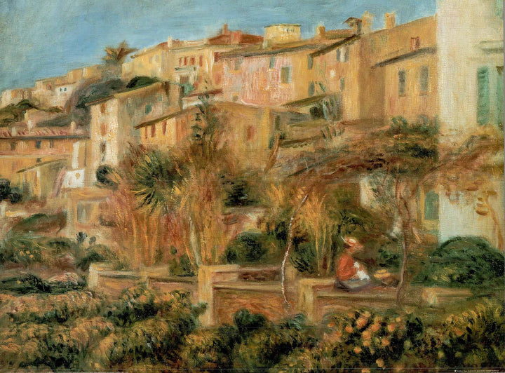 Terraces in Cagnes, 1905 by Pierre Auguste Renoir - 24 X 32 Inches (Art Print)