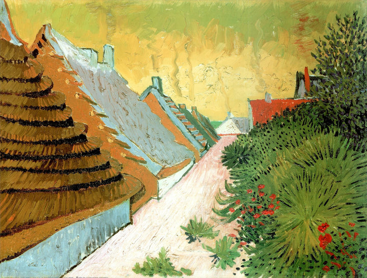 Rue du Village à Saintes-Maries, 1888 by Vincent Van Gogh - 24 X 32 Inches (Art Print)