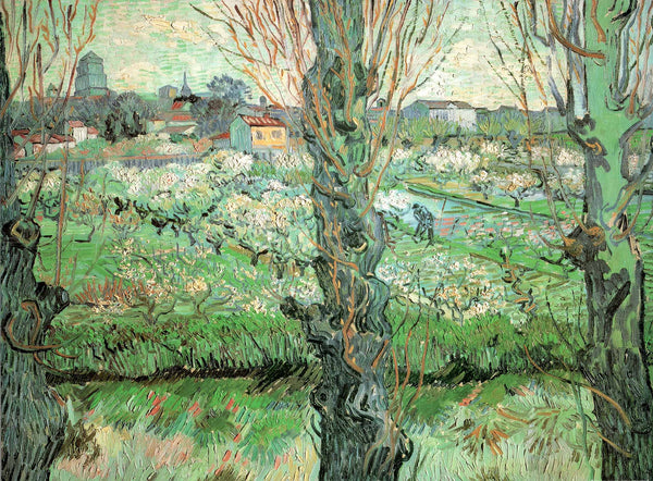 Vue d'Arles, 1889 by Vincent Van Gogh - 24 X 32 Inches (Art Print)
