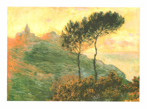 The Church at Varengeville, 1882 by Claude Monet - 24 X 32 Inches (Art Print)
