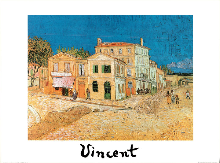 The Gialla House at Arles, 1889 by Vincent Van Gogh - 24 X 32 Inches (Art Print)