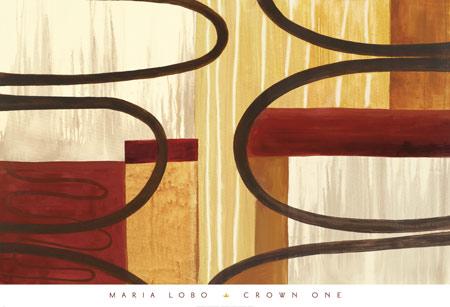 Crown One by Maria Lobo - 26 X 38 Inches (Art Print)