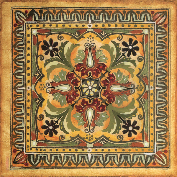 Italian Tile 2 by Ruth Franks - 12 X 12 (Art Print)