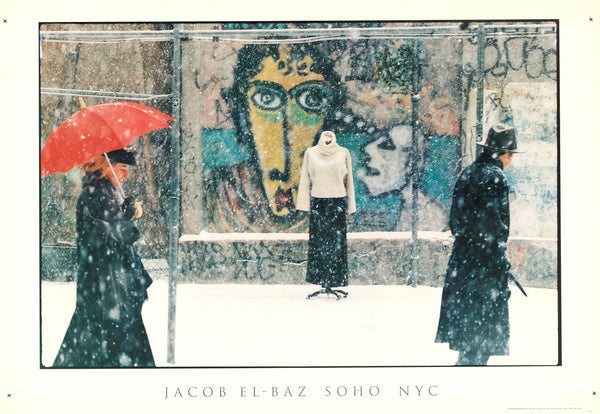 Untitled by Jacob El-Baz - 26 X 40 Inches (Offset Lithography)
