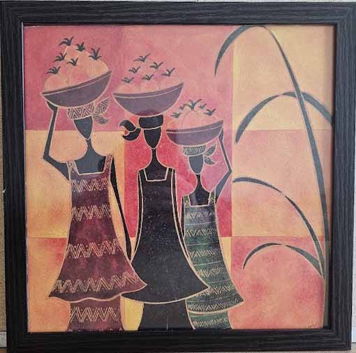 Untitled, 2003 by Laly - 13 X 13 Inches (Framed Lithograph Ready to Hang)