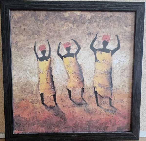 Untitled by Michel Rauscher - 13 X 13 Inches (Framed Lithograph Ready to Hang)